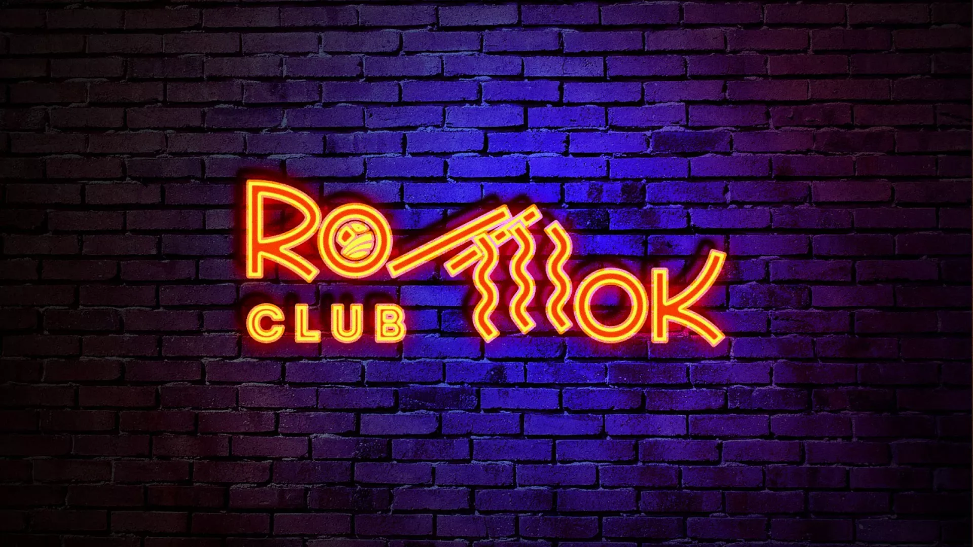Разработка интерьерной вывески суши-бара «Roll Wok Club» в Усть-Куте